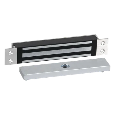 Chapa Magnética Mortise Mini / 750 lbs / 12-24 VDC / Perfil Bajo / 9 x 1.5 x 1.17 pulgadas