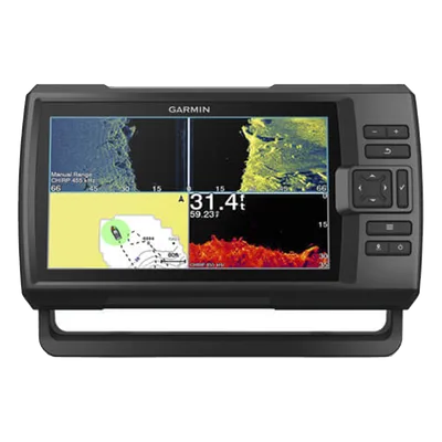 Ecosonda / Pantalla 9' / Transductor GT52HW-TM / CHIRP 50/77/200 kHz / ClearVü 260/455/800 kHz / IPX7