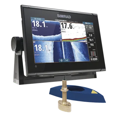 Kit pantalla táctil 9" / Sonda CHIRP+ForwardScan+SideScan+DownScan / Transductor 600W 50/200kHz / NMEA 2000 / Wi-Fi / Cartografía Insight-Navionics-C-MAP