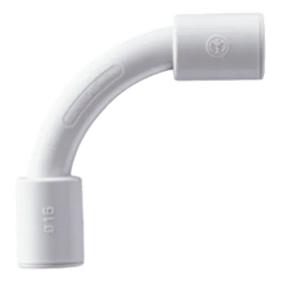Curva Morbidx para Tubo / IP67 / Libre de Halógenos / Ø 16 mm / Gris RAL7035 / 78.8 mm Largo