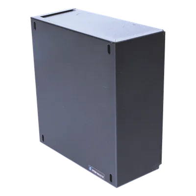 Gabinete para Baterías / Acero Calibre 26 / 217 x 212 x 88 mm / Pintura Electrostática Negra / Compatible con Tablillas ELKP624U-ELKP624, AL624, SMP3 y SMP5