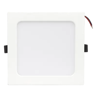 Spot LED Empotrable Cuadrado / 15 W / 1200 lúmenes / Luz Fría 6000 K / Ángulo 120° / IP20 / 17.5 x 17.5 cm (6.9 x 6.9 in)