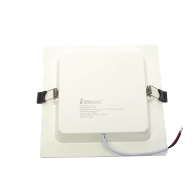 Spot LED Empotrable Cuadrado / 15 W / 1200 lúmenes / Luz Fría 6000 K / Ángulo 120° / IP20 / 17.5 x 17.5 cm (6.9 x 6.9 in)
