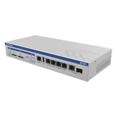 Router Empresarial / Quad-Core 717 MHz / LTE Cat6 / WiFi 802.11ac Wave 2 / SFP WAN / Doble SIM / Rack 19" (1.5 pies) / -40°C a 75°C