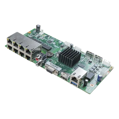 Tarjeta Principal de Reemplazo / Videovigilancia IP / 8 Canales PoE / Compatible con NVR Hikvision