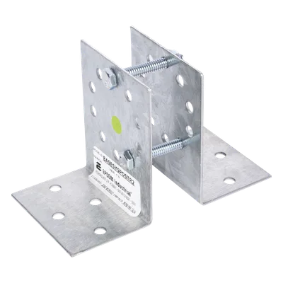 Base Multiposición para Postes / Acero Galvanizado Cal. 12 / Fijación Directa a Concreto / Kit de Tornillería Incluido / 0.36 kg