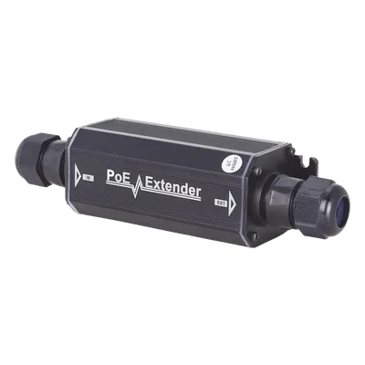 Extensor PoE Gigabit / 200 m (656.2 ft) / 60 W / IP66 / 1 Puerto Entrada / 1 Puerto Salida / Sin Alimentación Adicional