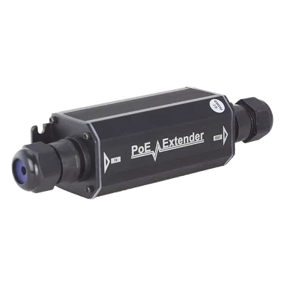 Extensor PoE Gigabit / 200 m (656.2 ft) / 60 W / IP66 / 1 Puerto Entrada / 1 Puerto Salida / Sin Alimentación Adicional