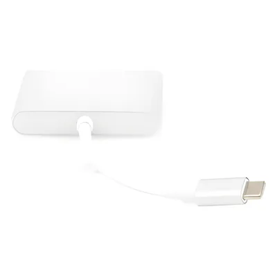 Adaptador Multipuerto USB-C / HDMI 4K / USB 3.0 5 Gbps / Carga PD 65W / 3-en-1 / Plug and Play