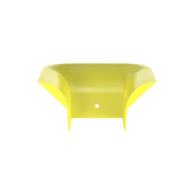 Accesorio de Control de Radio de Curvatura / 2' (50.8 mm) / Policarbonato/ABS / 3.75' x 3.75' x 7.93' (95.2x95.2x201.4 mm) / Amarillo