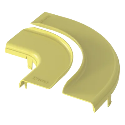 Tapa para Ángulo Recto Horizontal / 90° / 4x4 pulgadas / Acceso 3/4" (19 mm) / ABS 94V-0 / Amarillo