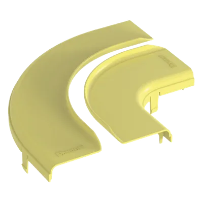 Tapa para Ángulo Recto Horizontal / 90° / 4x4 pulgadas / Acceso 3/4" (19 mm) / ABS 94V-0 / Amarillo