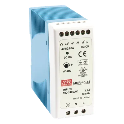 Fuente de poder Industrial / Riel DIN / 48 VCC / 40 W / 85-264 VCA / 1.31 x 2.95 x 3.94 pulg