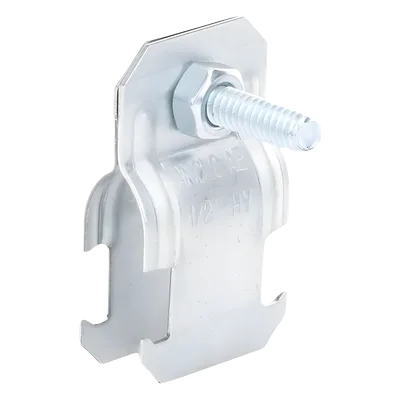 Abrazadera Unicanal / 1/2" (13 mm) / Calibre 18 / Conduit Pared Gruesa y PVC Rígido / Instalaciones Comerciales