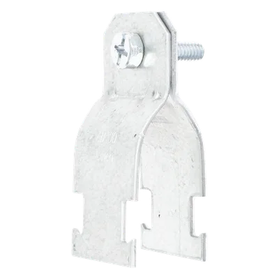Abrazadera Unicanal / 1" (25 mm) / Acero Galvanizado Calibre 18 / Conduit Pared Gruesa C.30 y PVC Rígido