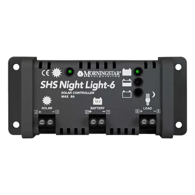 Controlador Solar de Carga y Descarga / PWM 4 Etapas / IP22 / 11.5 VCC Desconexión Bajo Voltaje / Compensación Térmica