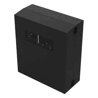 Gabinete de Pared / Rack Horizontal 6 UR + 2 UR / Acero / Ventanilla de Inspección / 701 x 792 x 320 mm / Gabinete Armado