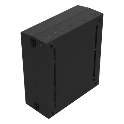 Gabinete de Pared / Rack Horizontal 6 UR + 2 UR / Acero / Ventanilla de Inspección / 701 x 792 x 320 mm / Gabinete Armado