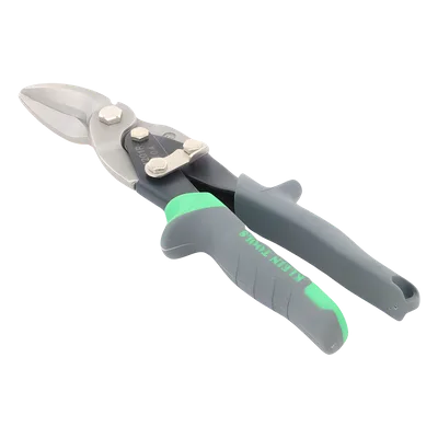 Tijeras de Aviación / Corte Derecho / Cortacables Integrado / Acero Calibre 18 / Inoxidable Calibre 22 / Bloqueo por Resorte