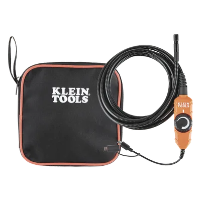 Boroscopio de Inspección / Cámara IP67 / Resolución 640x480 / Cuello de Cisne Blindado 3 m (10 ft) / 6 LED Ajustables / Conexión Android OTG
