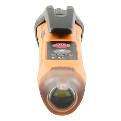 Detector de voltaje sin contacto / 12-1000 V CA / Doble rango / IP67 / CAT IV 1000 V / 6.6' (2 m) resistencia a caídas / Linterna integrada