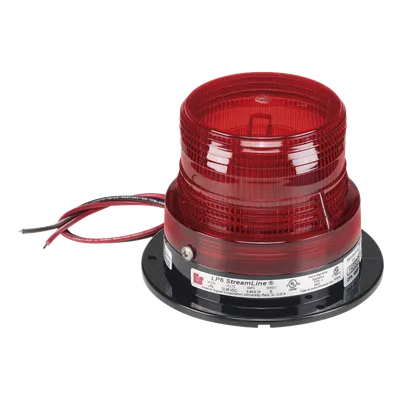 Estrobo streamline / Mini / 12-48 Vcc / 120 Vca / Rojo / 3-5/8' (111 mm) alto / NEMA 4X