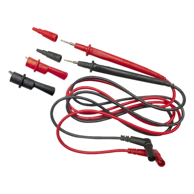 Juego de Cables de Prueba / Conectores Banana Universales / Pinzas Cocodrilo Extraíbles / CAT III 1000V / CAT IV 600V / 1041 mm (3.42 ft)