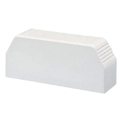 Tapa Final para Canaleta / PVC Rígido / UL94 V-0 / FT4 / 111.8 x 47.2 x 4.8 mm / Blanco