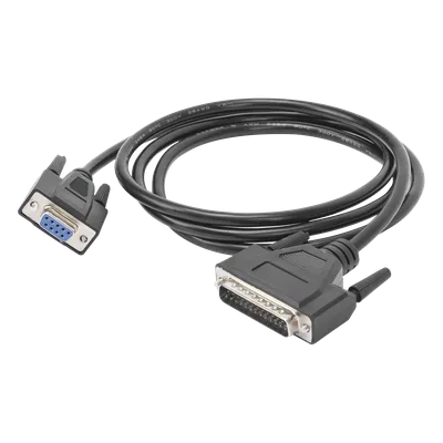 Adaptador Serial / DB25 Hembra a DB9 Macho / RS232 / 25 a 9 Pines / Equipo Industrial y Radios