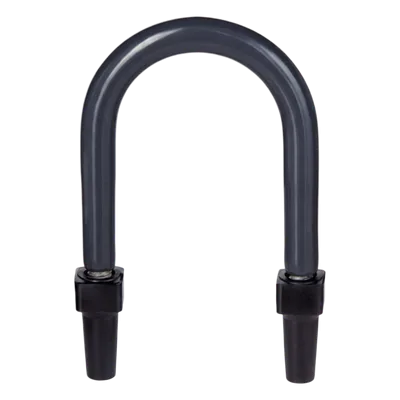 Abrazadera U de Pata Larga / Recubrimiento PVC 40 mils / Tubo 1 1/4" (32 mm) / Acero Galvanizado / IK09 / UL 203
