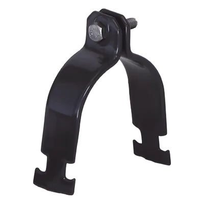 Abrazadera Unicanal / Recubrimiento PVC 40 mils / Acero Galvanizado / IK09 / 3/4" (19 mm)
