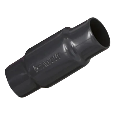 Cople de Aluminio / Recubrimiento PVC 40 mils / Uretano Anti-chispa 2 mils / Diámetro 43 mm / Longitud 50.80 mm (2 in) / 1" (25.4 mm) Nominal