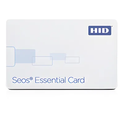 Tarjeta de Acceso Dual / SEOS Essential + Prox / 13.56 MHz y 125 kHz / PVC Resistente / Impresión Doble Cara / Formato H10301 26 Bits