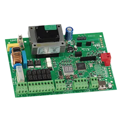 Tarjeta Electrónica / Control de Puertas Automáticas / Compatible Sistemas FAAC / Diseño Compacto / LED Diagnóstico