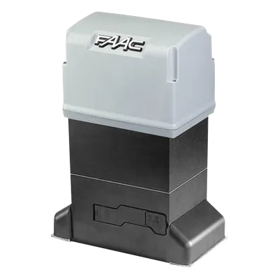 Operador FAAC 844 Trifasico Para Puertas Corredizas de Hasta 1600 Kg y 40 Metros  / Voltaje de Operación 220V