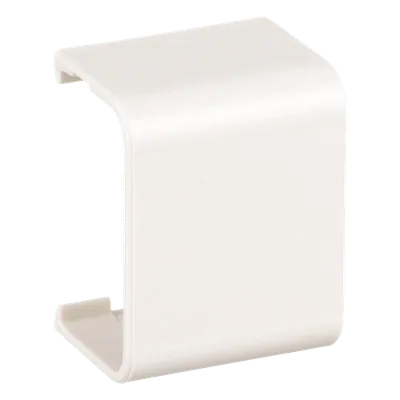 Unión Recta para Canaleta / ABS Blanco Mate / UL94V-0 FT4 / 0 a 50°C / 180° / Sin Herramientas