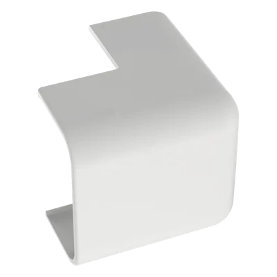 Esquinero exterior / ABS / UL94V-0 / FT4 / 90° / 0 a 50°C / Blanco