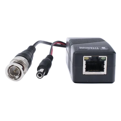 (TRANSCEPTOR) TRANSMISOR ACTIVO para Kits KITTT4PVTURBOX, KITTT8PVTURBOX, KITTT16PVTURBOX y KIT-TT16PVTURBOX-RX / Regula el voltaje de 36 Vcc a 12Vcc / HD-TVI/CVI/AHD/CVBS / Se instala del lado de la