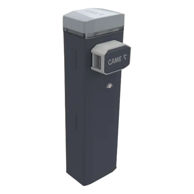 Barrera vehicular / Carriles hasta 4 m (13.1 ft) / 5400 ciclos diarios / Tiempo apertura 2-6 s / Motor 24 VCC / IP54 / 120 VCA / 56 kg