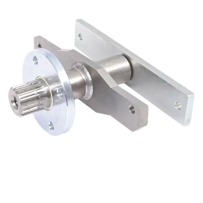 Conjunto de Eje de Salida / Par Máximo 400 Nm (std) / 300 Nm (rápida) / Longitud de Barra hasta 5 m (16.4 ft) / Tiempo de Apertura 5.7 s (std) / 2.9 s (rápida) / Velocidad Angular 0.28 rad/s (std) / 0