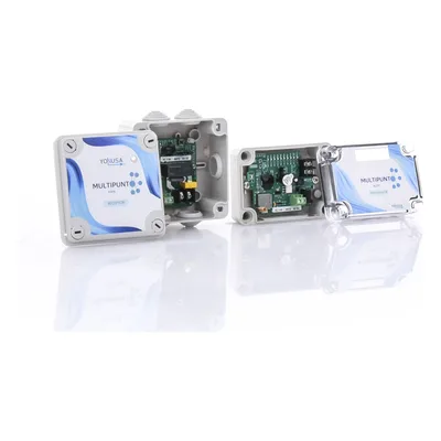 Kit Control Inalámbrico de Relés / Alcance 1 km (3280.8 ft) Linea de Vista / Multi-Punto 10 Dispositivos / Salida 16 A 250 VAC / Contacto Seco / Alimentación Solar Opcional