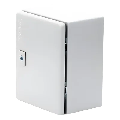 Gabinete de Acero / NEMA 4 / IP66 / 20x25x15 cm (7.9x9.8x5.9 in) / Platina / Certificado UL