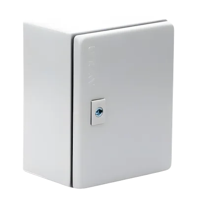 Gabinete de Acero / NEMA 4 / IP66 / 20x25x15 cm (7.9x9.8x5.9 in) / Platina / Certificado UL