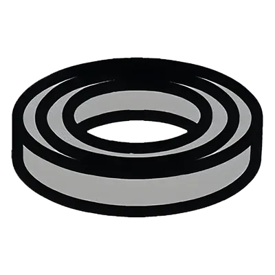 Junta para barrera / Compatible hasta 5 m (16.4 ft) / Serie 615 / 16x24x6,3x5,8 mm / 2 unidades