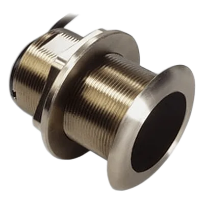 Sonda de Frecuencia Dual / 50/200 kHz / 600 W / Ancho de Haz 45°-12° / Profundidad Máxima 1200 ft (365.8 m) / Medición de Profundidad y Temperatura / Cable 33 ft (10.1 m) / 8 Pines
