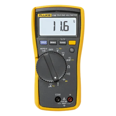 Multímetro Digital / HVAC / 6000 Recuentos / CAT III 600 V / Termómetro Integrado / Protección 6 kV