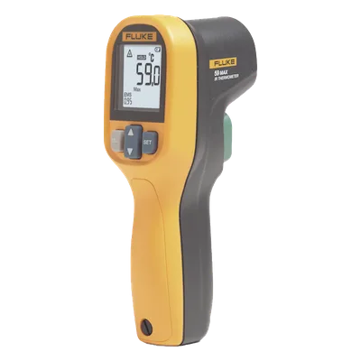 Termómetro Infrarrojo / Rango -30°C a 350°C (-22°F a 662°F) / Precisión ±2% / Relación D:P 10:1 / IP40 / Resistencia Caída 1 m (3.3 ft)