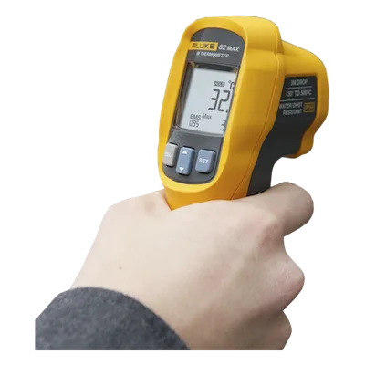 Termómetro Infrarrojo / Rango -30°C a 500°C / Precisión ±1.0% / IP54 / Resistencia Caída 3 m (9.8 ft) / Resolución Óptica 10:1