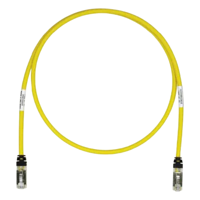 Patch Cord Cat6A, Blindado S/FTP, CM/LS0H, 3.96 Metros (13 Pies), Color Amarillo