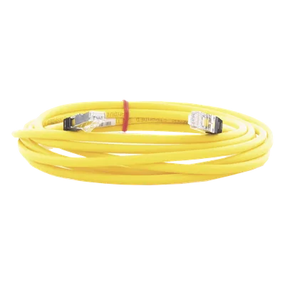 Patch Cord Cat6A, Blindado S/FTP, CM/LS0H, 3.96 Metros (13 Pies), Color Amarillo